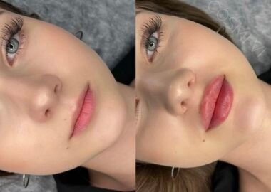 1/2 ml lip filler before and after